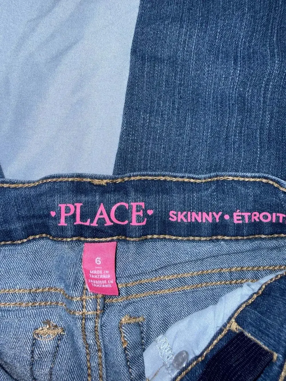The Children's Place Girls Skinny Stretch Denim Jeans Size 6